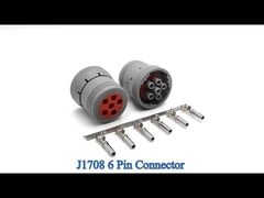 J1708 6 Pin Connector หญิง Deutsch HD16-6-12S-B010