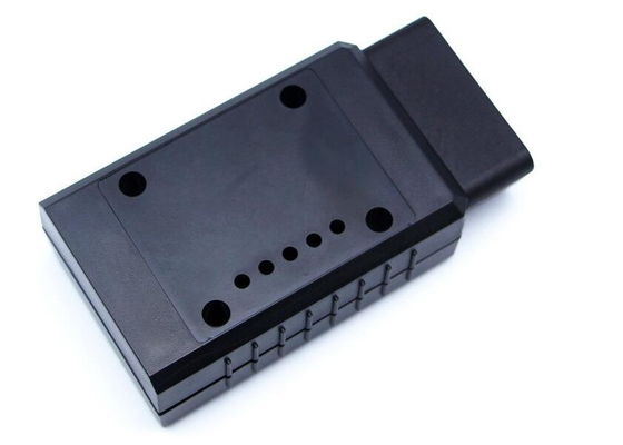 OBD2 OBDII Enclosure with 16 Pin J1962 OBD2 Male Plug Connector