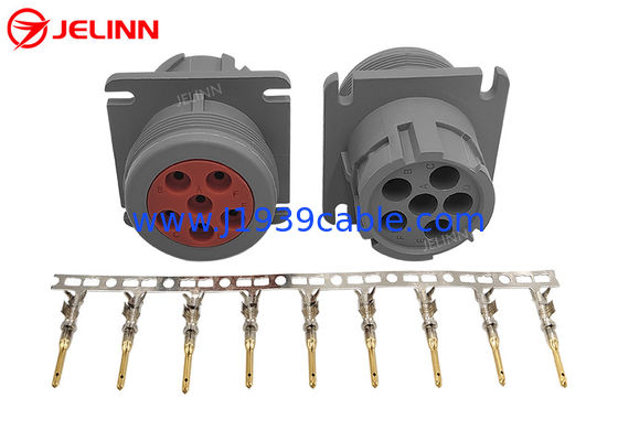 J1708 เครื่องเชื่อม 6 Pin Deutsch HD10-6-12P