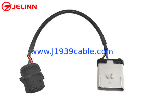 14 พิน RP1226 ชายถึงดำประเภท 1 SAE ผลิต 9 พิน J1939 สายรถบรรทุกหญิง ELD