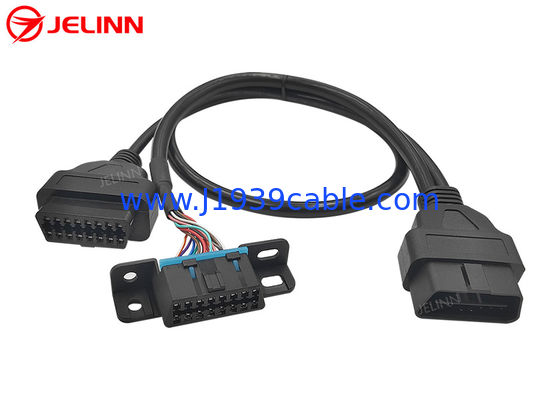 OBD2 OBDII ชายกับ GM OBD2 หญิงและ OBD2 หญิงแยก Y เคเบิ้ล