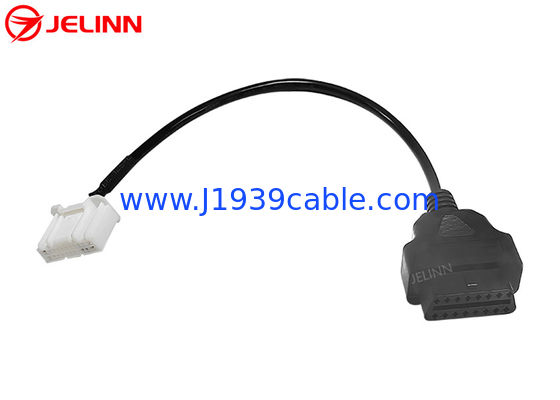 เครื่องเชื่อมสัญลักษณ์เพศหญิง Tesla 20 Pin ต่อ OBD 2 OBD2 สัญลักษณ์เพศหญิง สําหรับรุ่น S และรุ่น X ปี 2016-2021