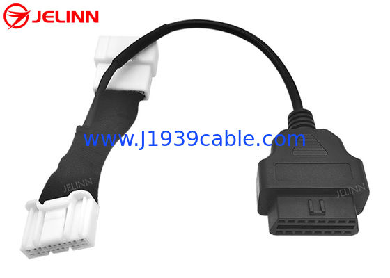 OBD2 OBD Adapter Cable 20 Pin ไปยัง OBDII สําหรับ Tesla Model 3 ปี 2018